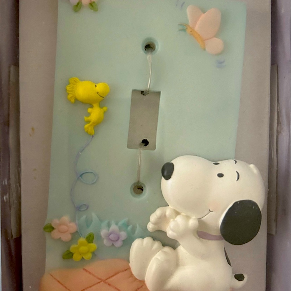 Baby Snoopy Switch Plate by Hallmark